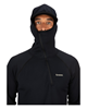 Simms Heavyweight Baselayer Hoody Black Model Hood